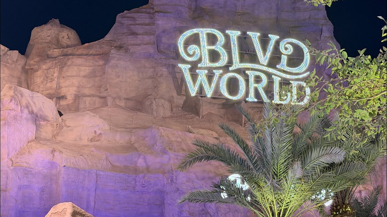 “Around the world in one night 🌎✨ #BLVDWorld”
