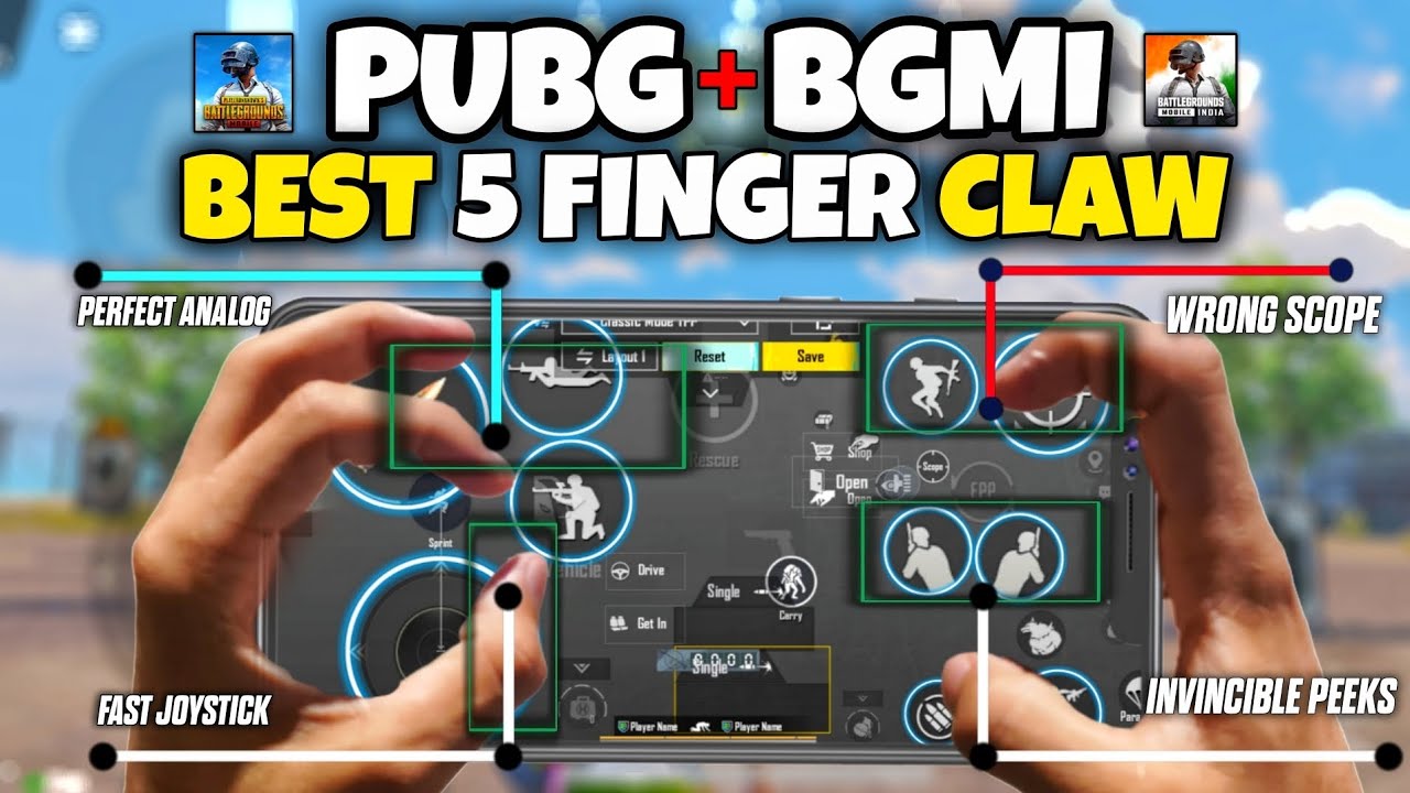How 🔥 To Make 5 Finger Control 📈  Best 5 Finger control With CODE 🤯 PUBG BGMI