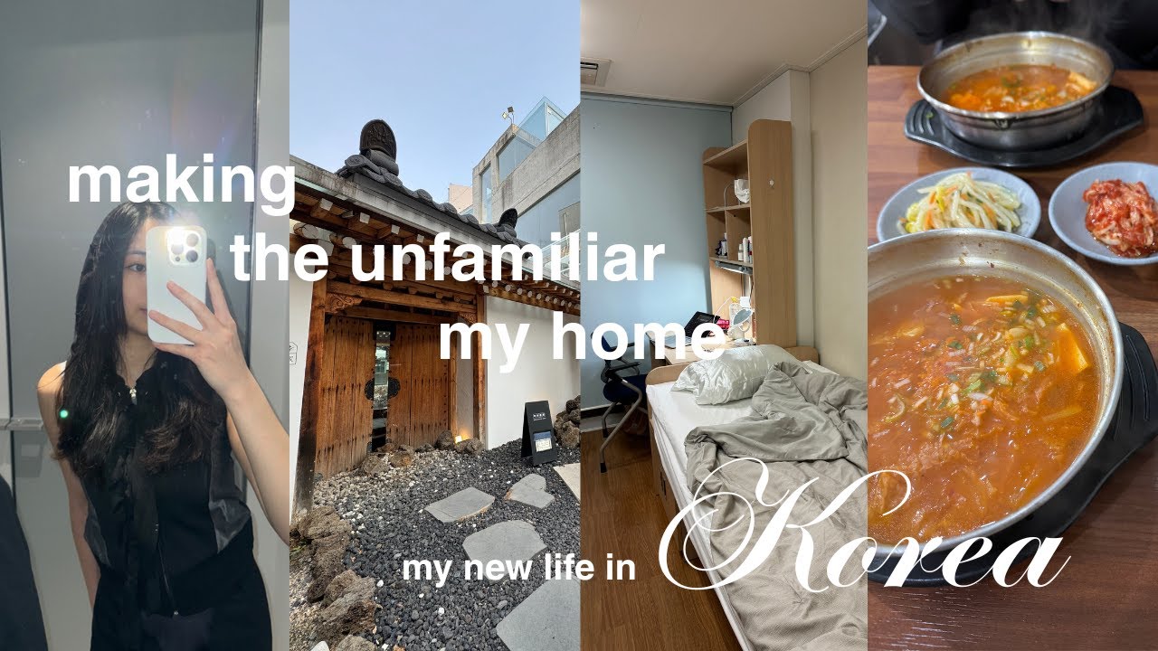korea study abroad vlog | dorm move-in, orientation, meeting my roommate, a new life