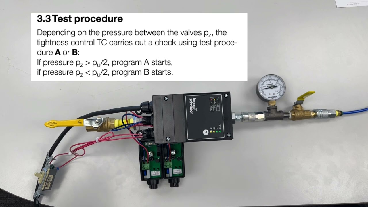 Kromschröder TC Tightness Control overview