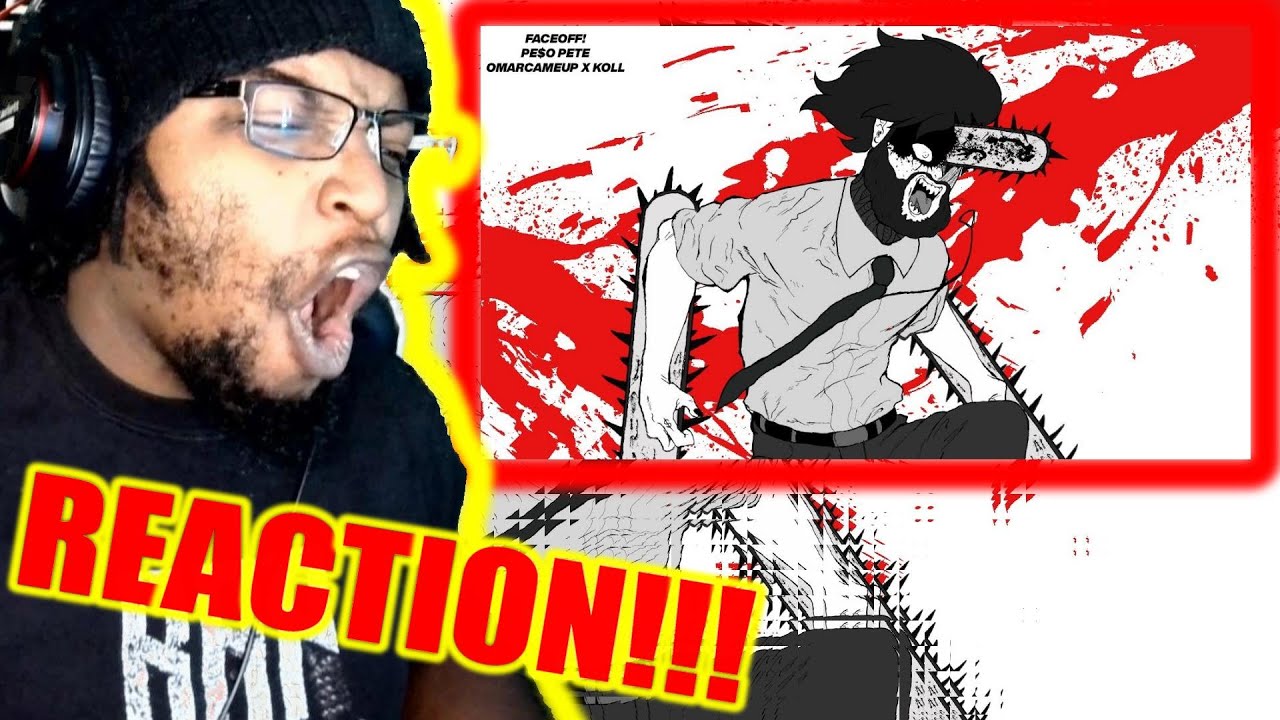 PE$O PETE - FACEOFF! (OFFICIAL LYRIC VIDEO) [CHAINSAW MAN] DB Reaction
