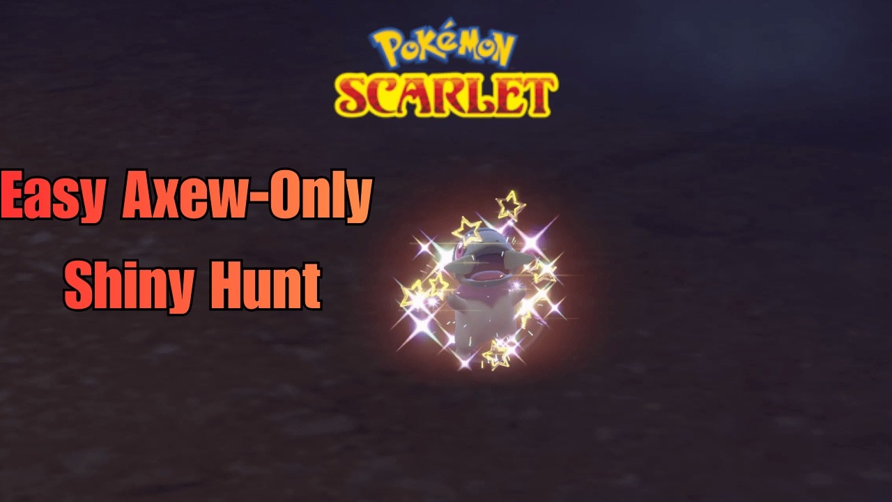 The Easiest Axew Shiny Hunt Method in Pokémon Scarlet