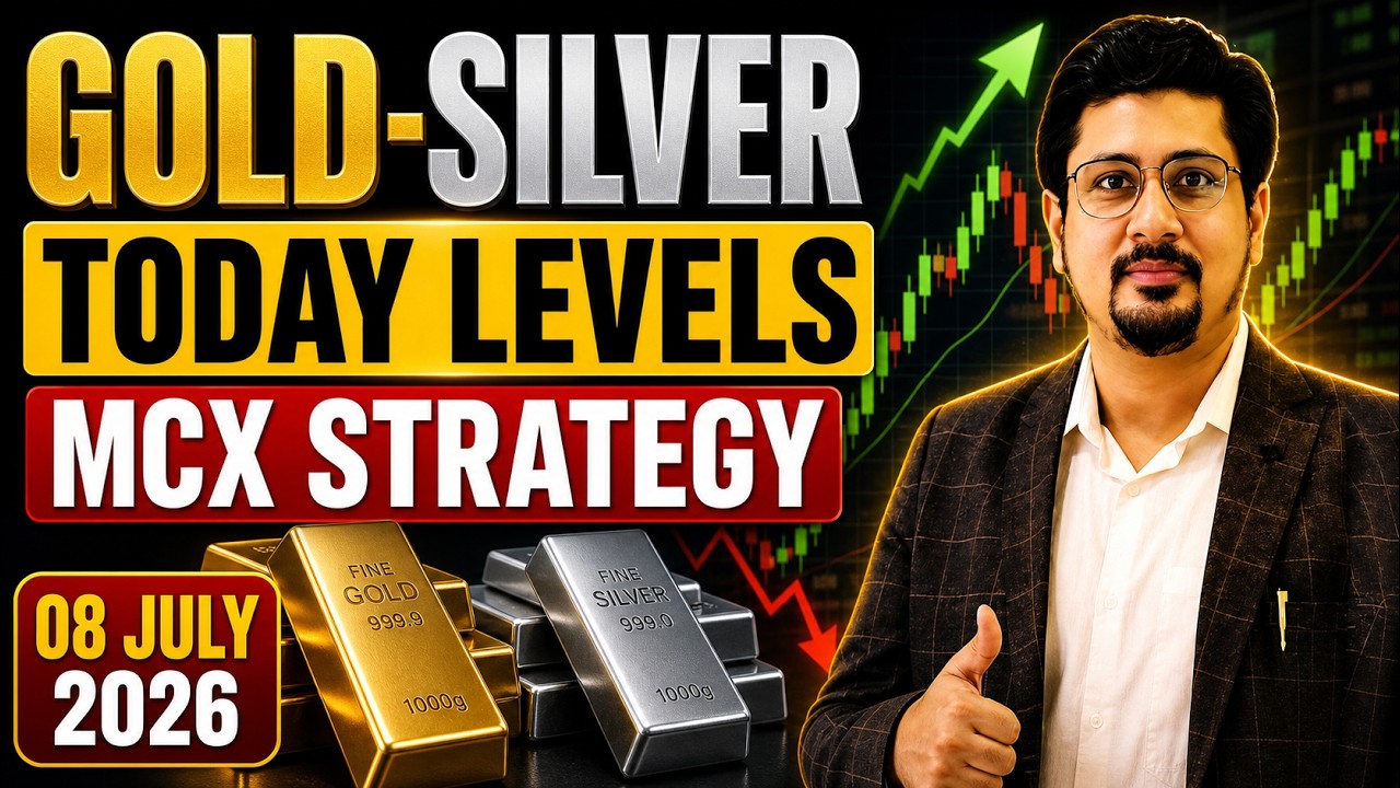 Gold-Silver Today Levels 08 July 2026 | MCX में आज क्या करें? #gold #silver #live #livestream