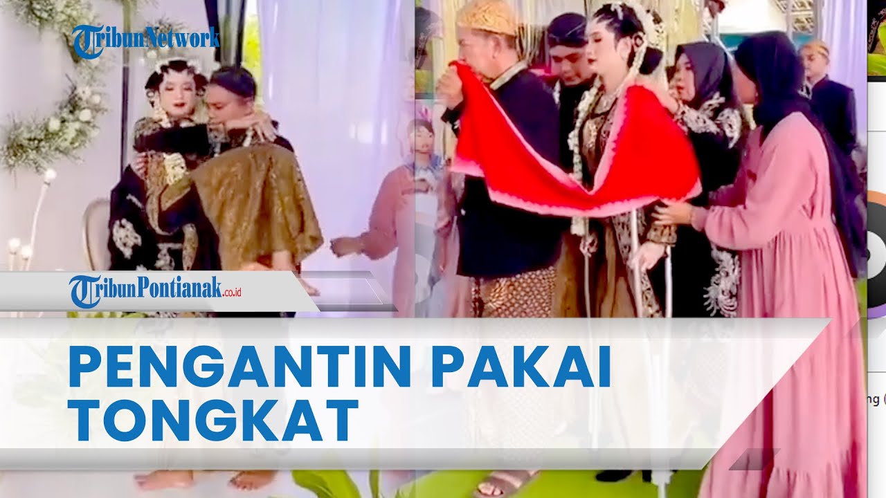 🔴 Viral Pengantin Wanita Pakai Tongkat Di Momen Spesial