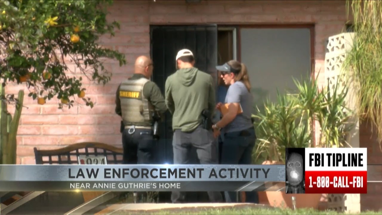 Law enforcement activity in Annie Guthrie's Tucson neighborhood