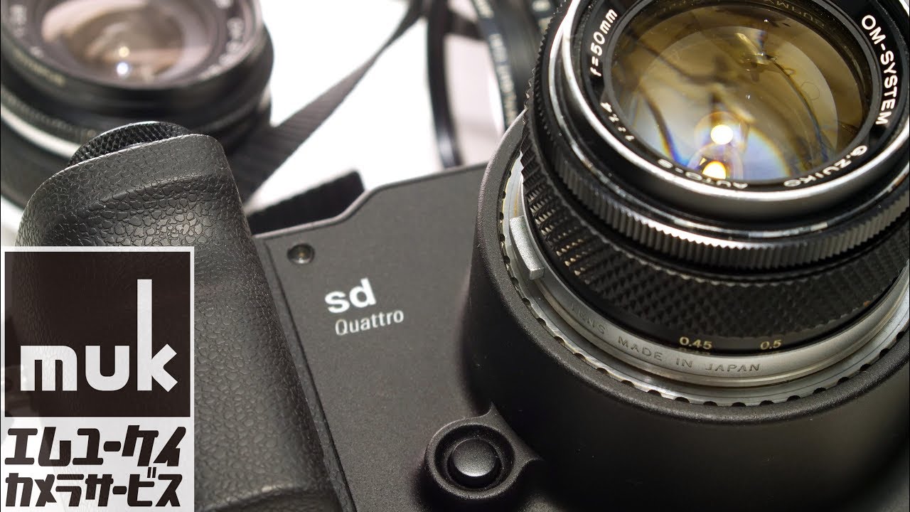 SIGMA sd Quattro - OM-Lenses. body mount modification . 4K