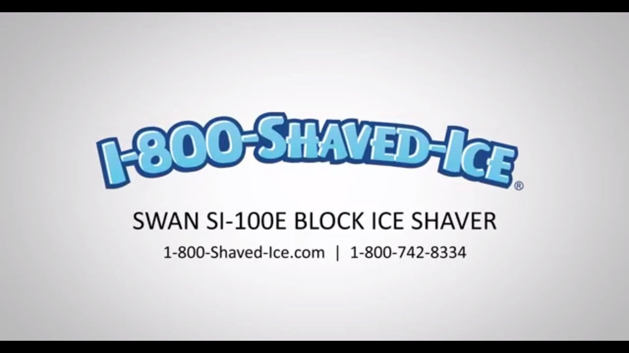 Swan SI-100E Block Ice Shaver