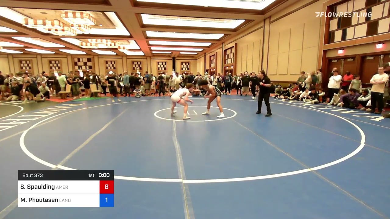 126 Lbs Consi Of 8 #1 - Sammy Spaulding, American Dream Wrestling Club Vs Michael Phoutasen, Lands