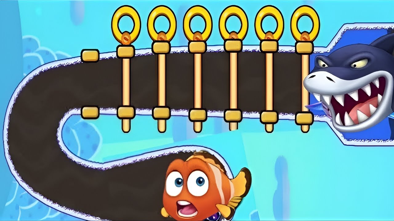 Pull the pin and save the fish bast offline puzzle game #viralvideo 