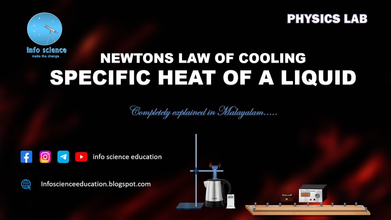 Specific Heat of a liquid || Newton's law of cooling #kannuruniversity #bscphysics