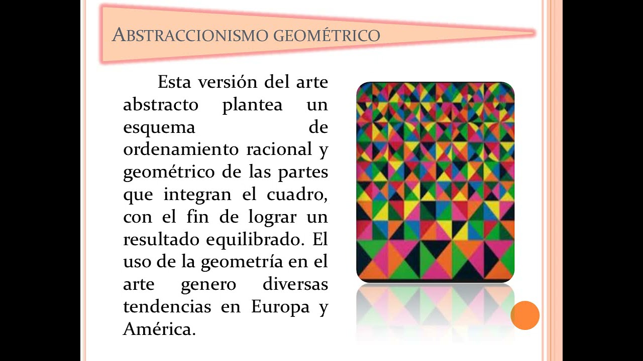 ABSTRACCIONISMO GEOMETRICO.