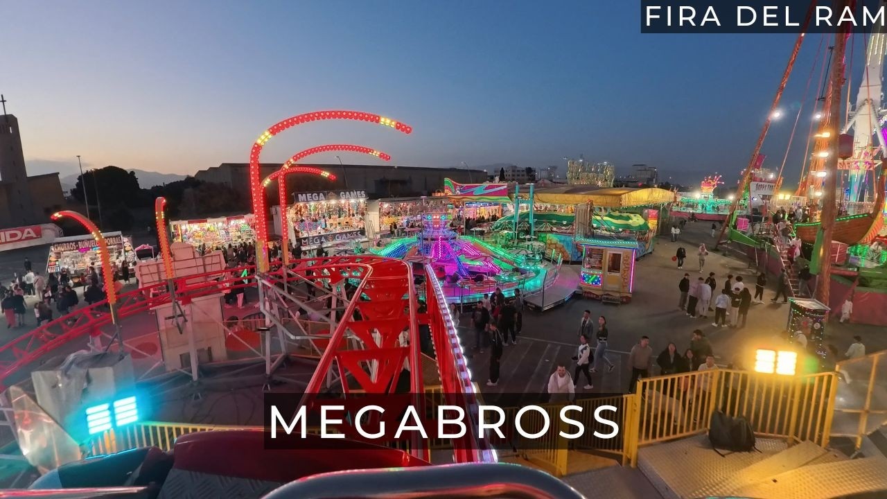 Megabross | Fira del Ram 2025 | OnRide POV - SBF Visa Spinning Coaster (Red Track)