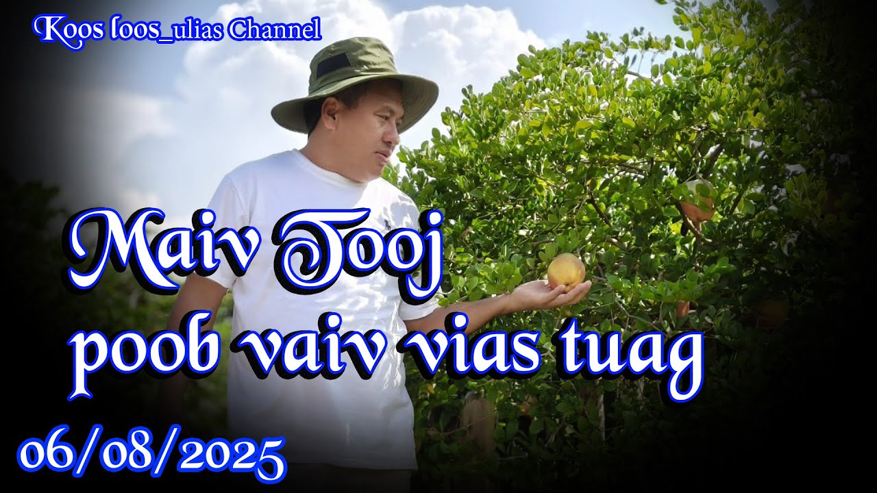 Maiv Tooj poob vaiv vias tuag 06/08/2025