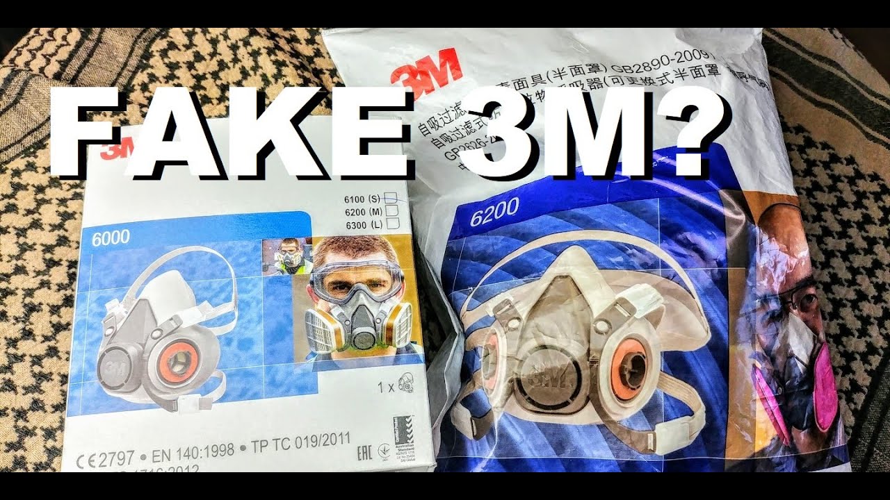 3M 6200 Respirator: Fake from China or Original?