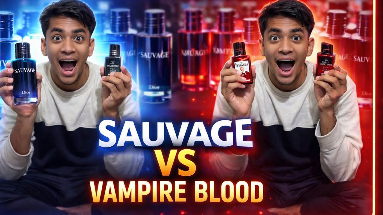 SAUVAGE VS VAMPIRE BLOOD PERFUME TEST | Which perfume are the best performed |