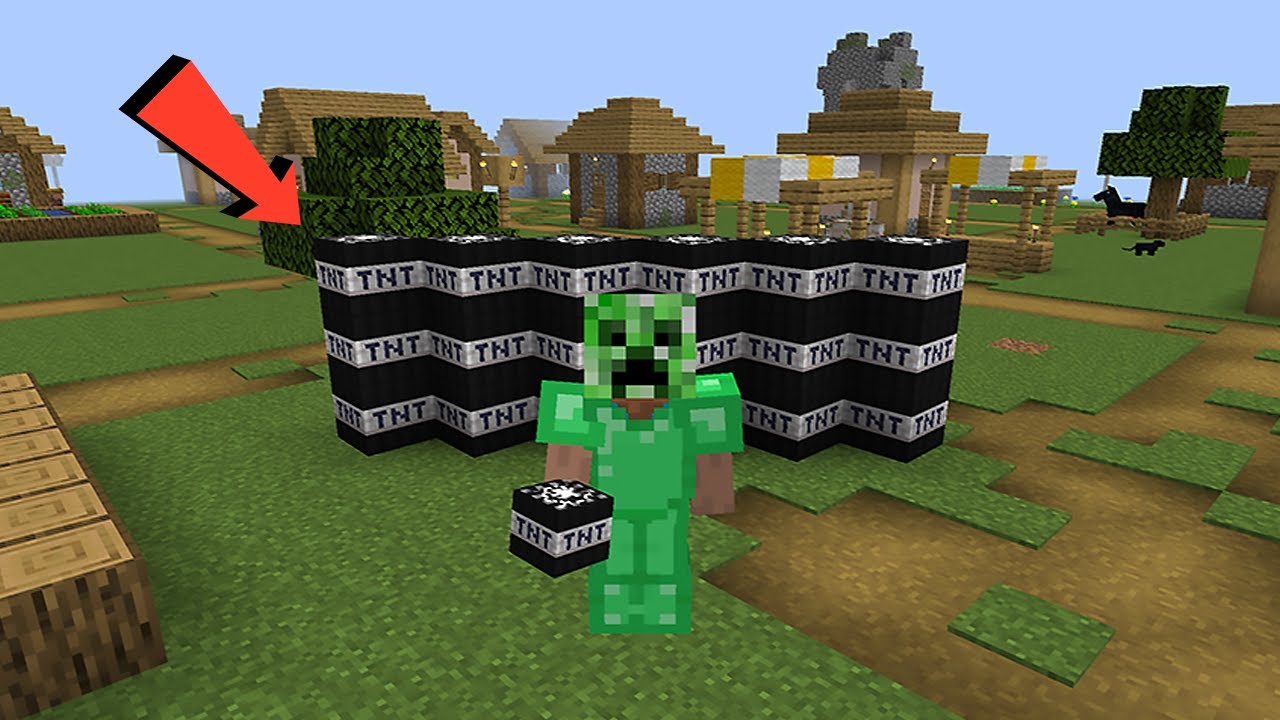 best way to destroy a village in Minecraft