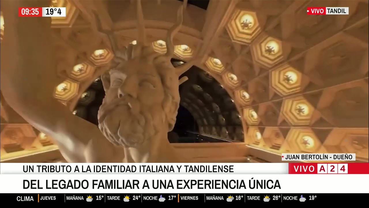 🍨 SORPRESA EN TANDIL POR UNA HELADER&Iacute;A QUE PARECE UN MUSEO E IMITA LA OBRA ARQUITECT&Oacute;NICA DE ITALIA