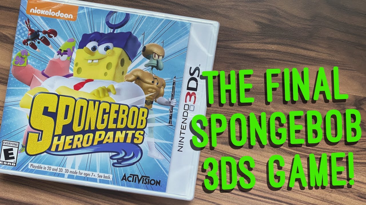 The Final SpongeBob Video Game Released for Nintendo 3DS: SpongeBob HeroPants! (Mail Day Video)