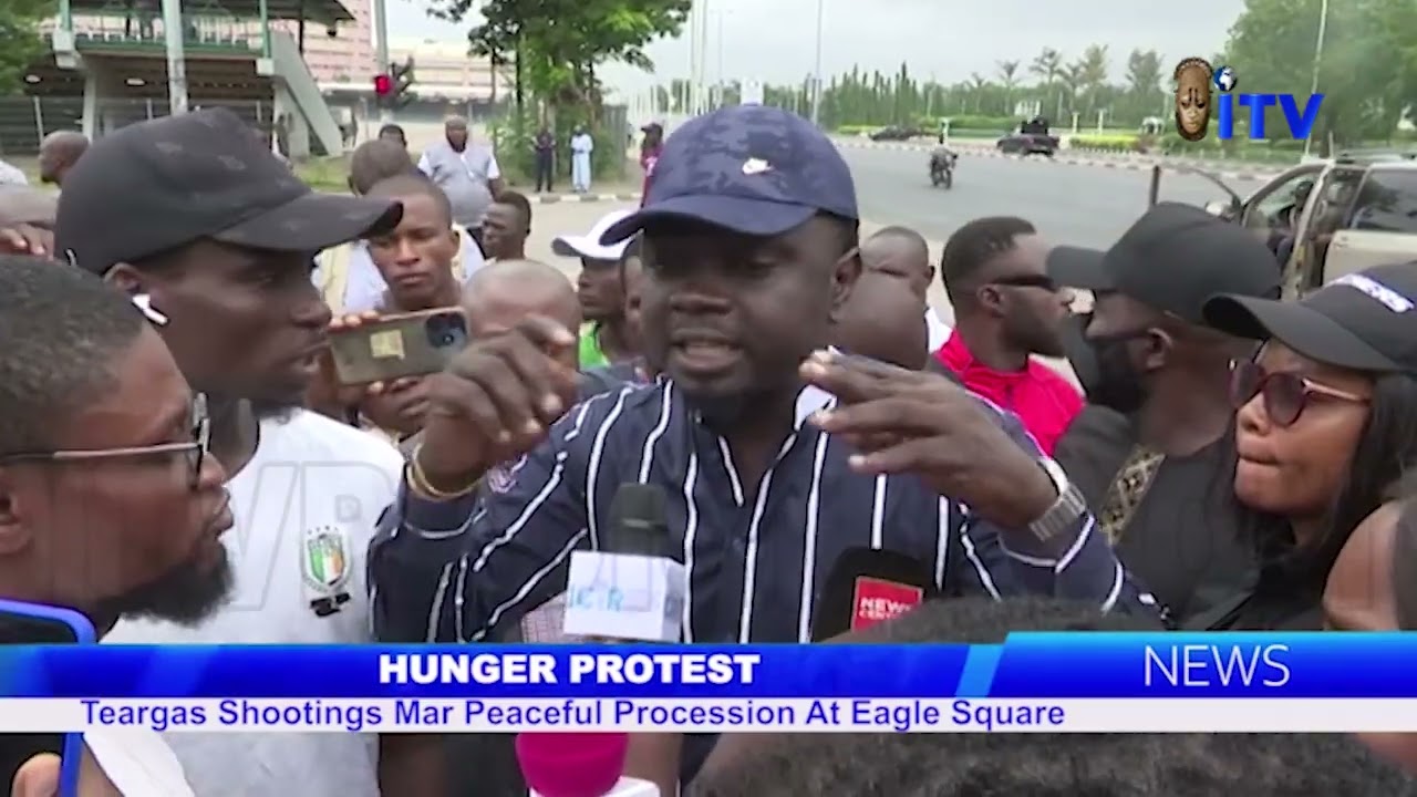 Hunger Protest: Teargas Shootings Mar Peaceful Procession At Eagle Square