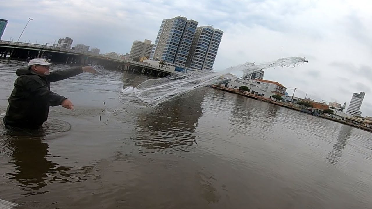 Procurando as Tainhas - PESCA DE TARRAFA