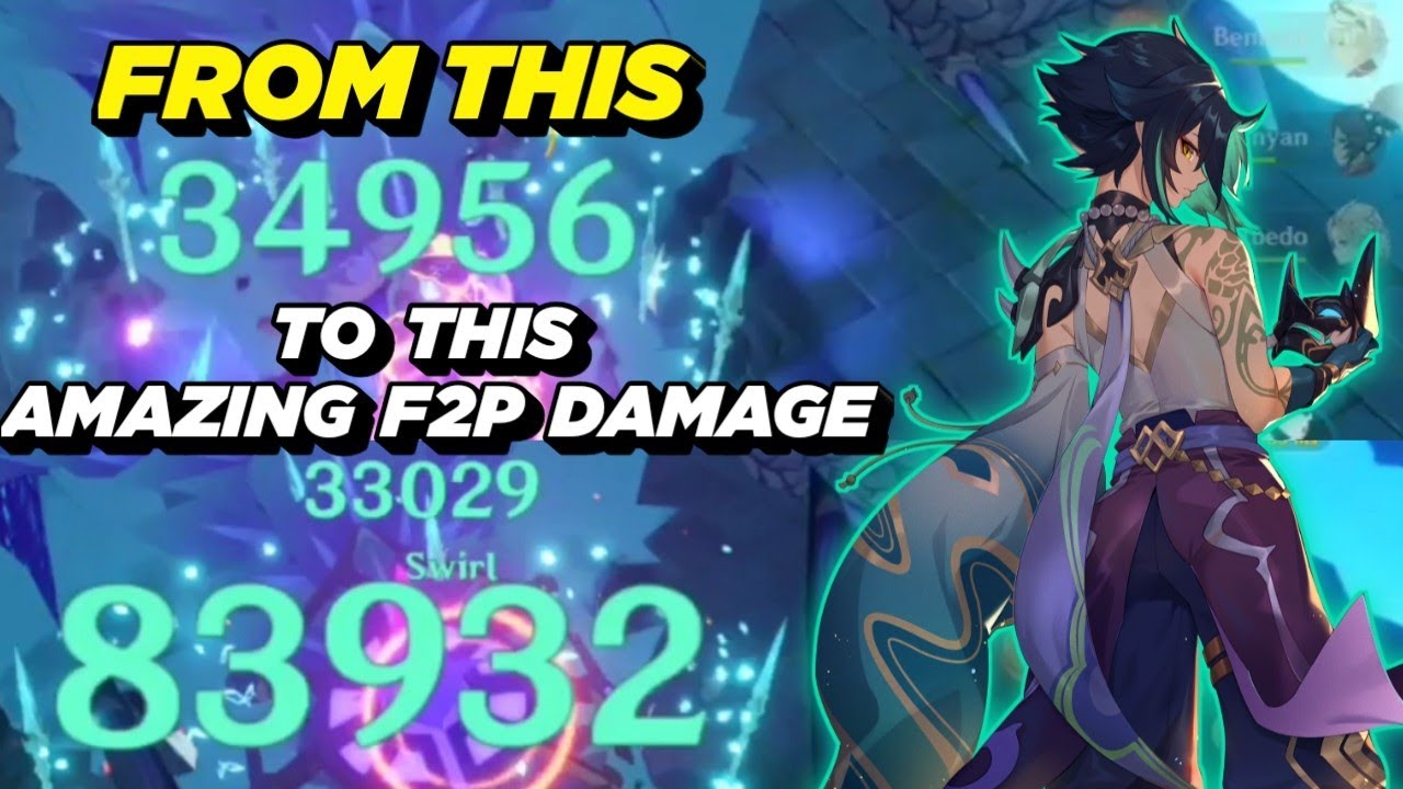 MAXED F2P XIAO END GAME FULL COMBO SHOWCASE | C0 R1 BLACKCLIF POLE