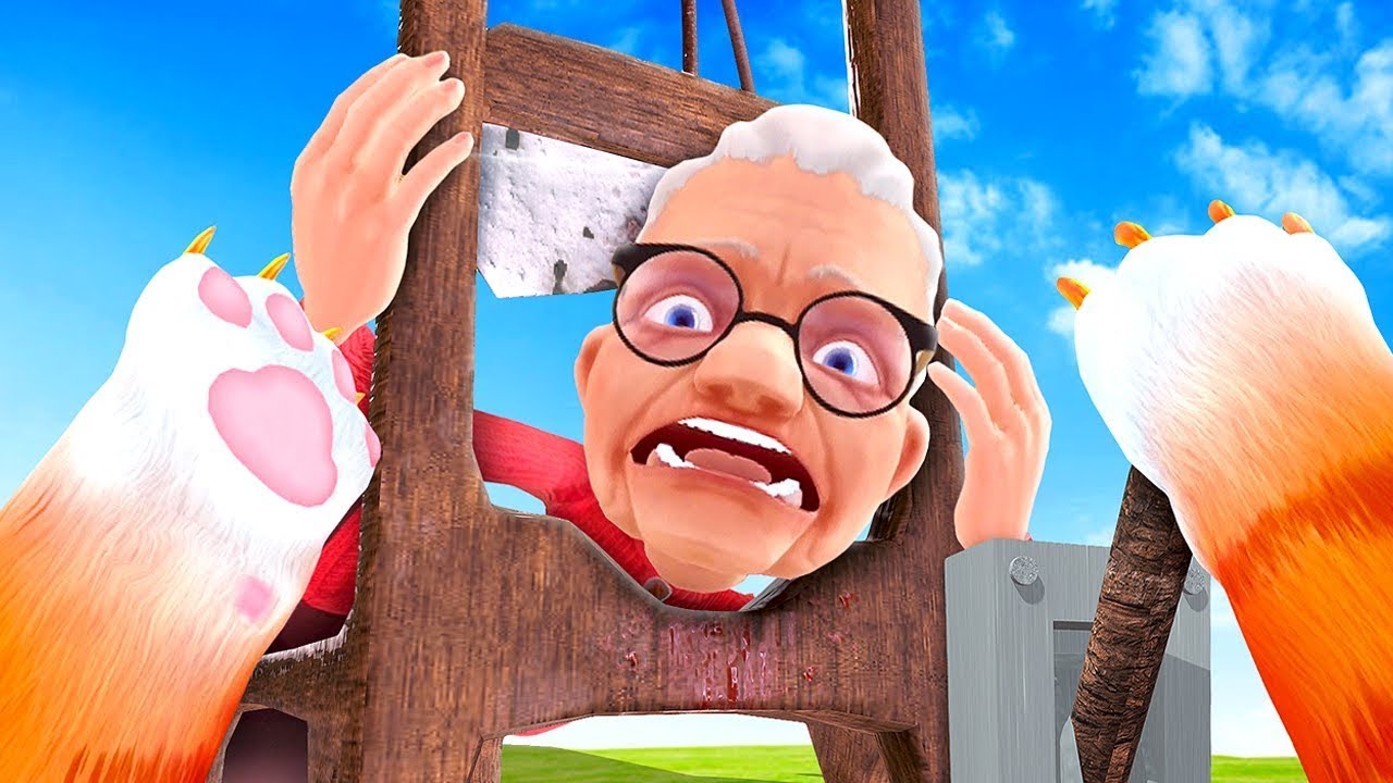 دخلت بيت العجوز مرة ثانية !😱 حاولت اقطع راسها ولكن !؟ I Am Cat VR