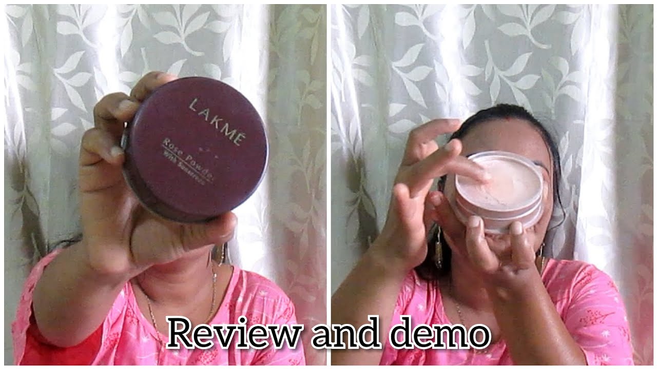 Lakme rose powder with sunscreen cheapest loose powder  review in hindi