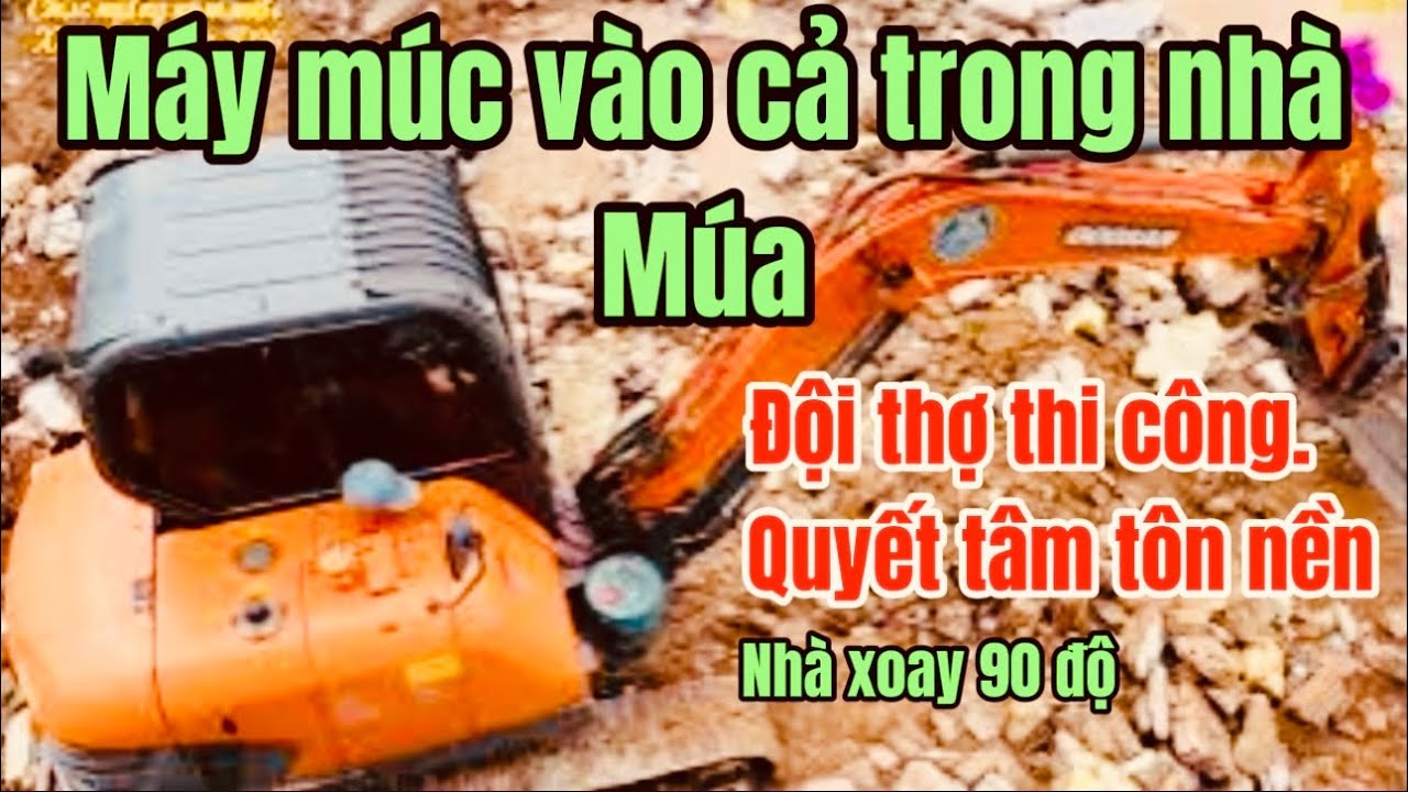 Máy Múc Vào Cả Trong Nhà Múa May Quay Cuồng Biệt Thự 750 Tấn Thần Đèn Di Chuyển Xoay 90 Độ 