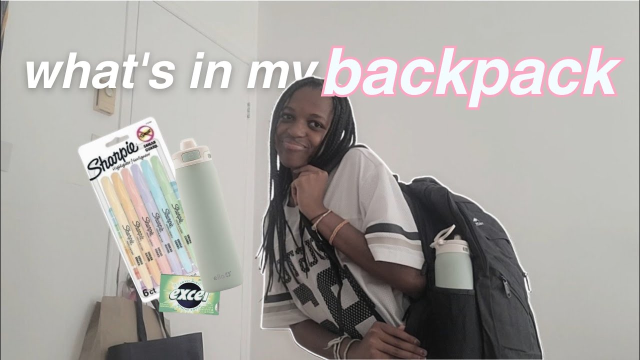 what's in my backpack ʚɞ haul *junior year*