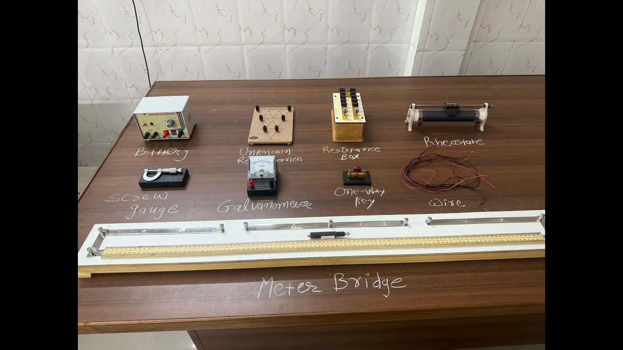 CLASS 12 PHYSICS PRACTICAL | METRE BRIDGE EXPERIMENT TO FIND RESISTANCE & RESISTIVITY | CBSE 2025