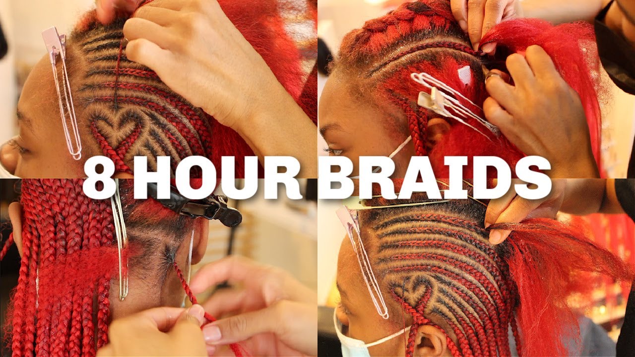 These braids took ALL day!