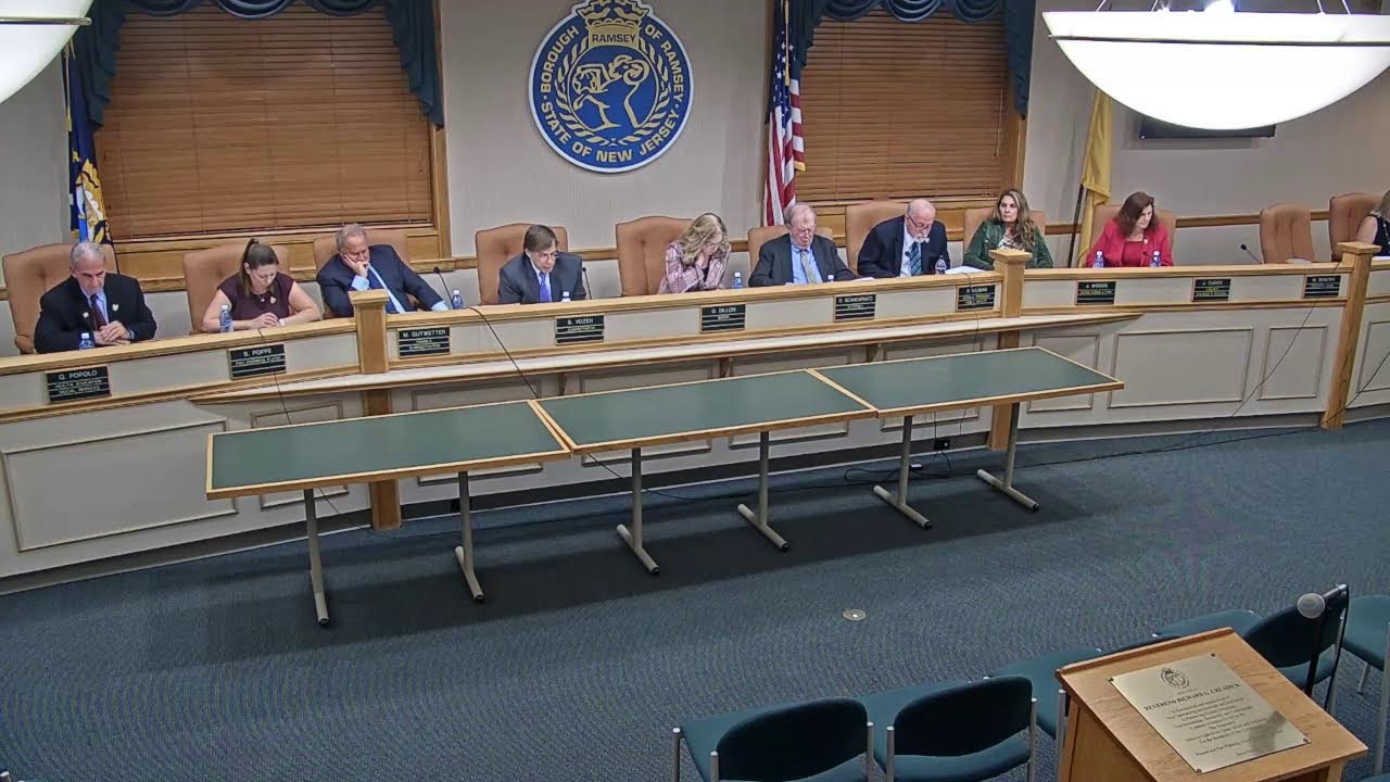 Ramsey Mayor and Council Meeting Wednesday, September 10, 2025