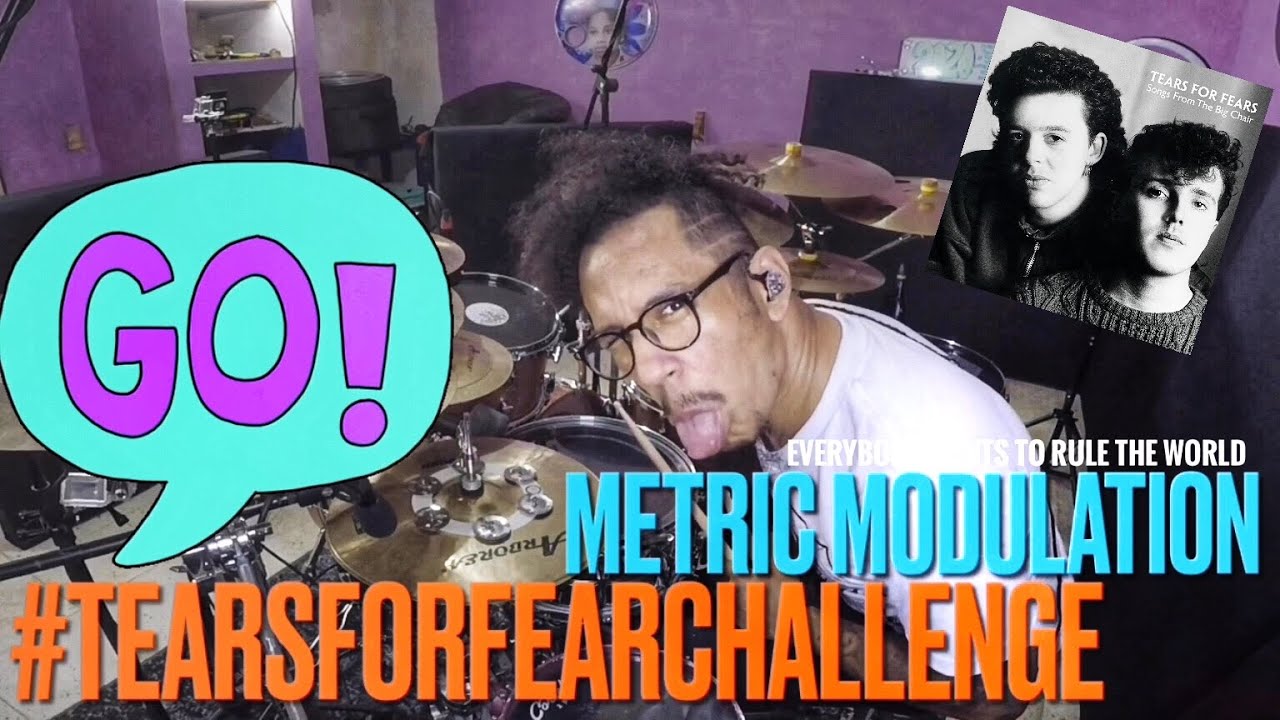 TEARS FOR FEAR, EVERYBODY WANTS TO RULE THE WORLD, (METRIC MODULATION CHALLENGE)