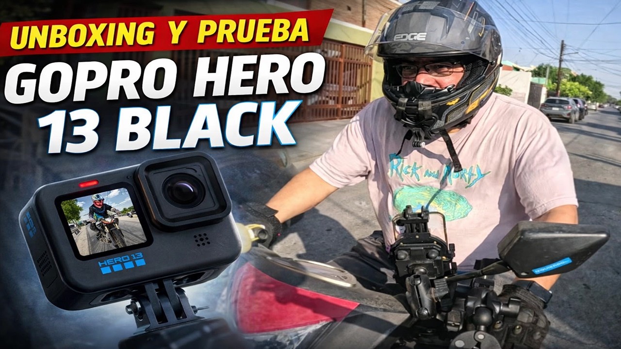 👉 GoPro HERO 13 Black 🚨 ¿Vale la pena? | Unboxing y prueba REAL en motoneta