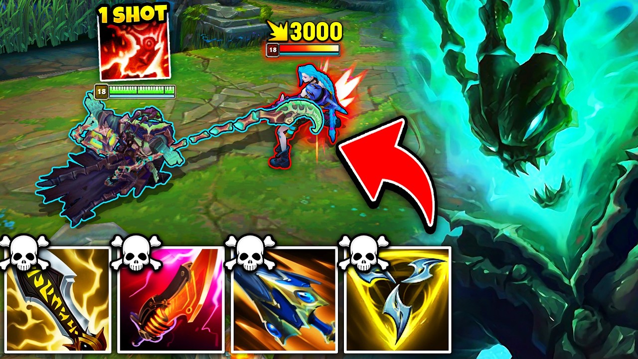 Mathematically correct Thresh one shots you with a single auto... (3K DAMAGE FLAY)