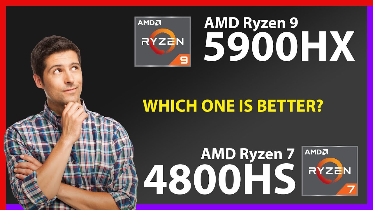 AMD Ryzen 9 5900HX vs AMD Ryzen 7 4800HS Technical Comparison