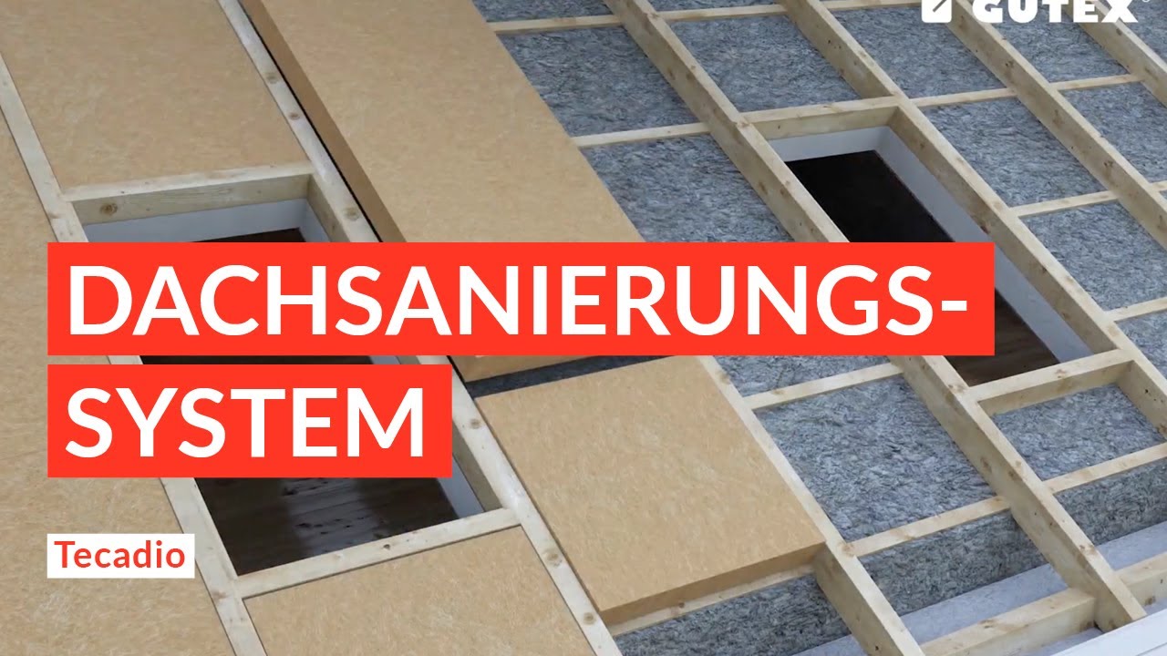 Tecadio - Das GUTEX Dachsanierungssystem