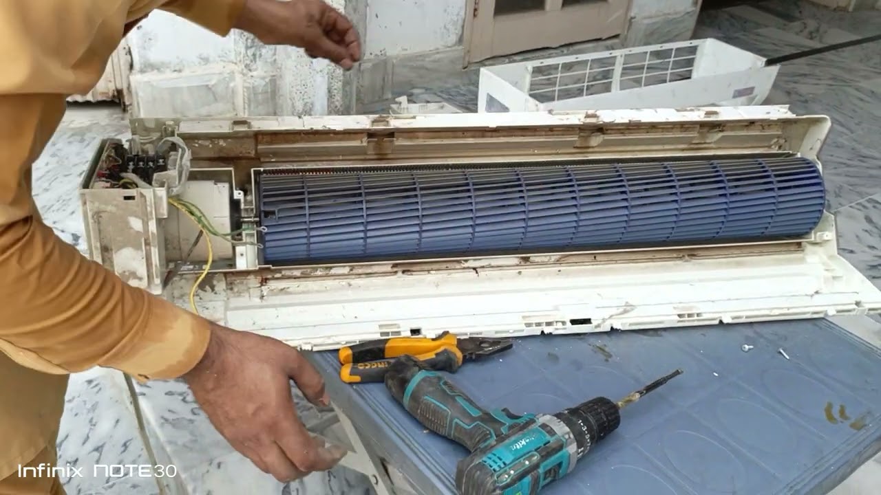 Dc inverter ac service karna ka tareka