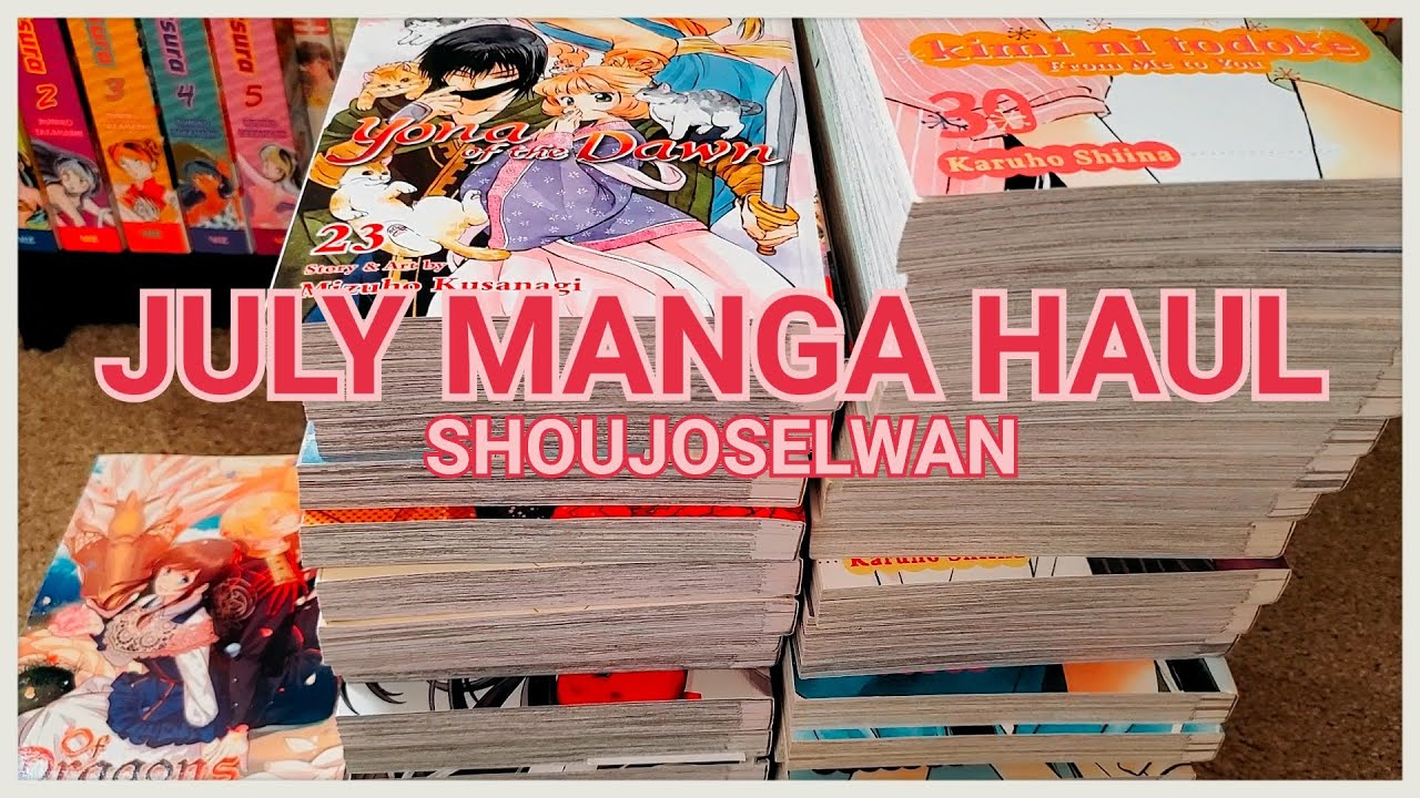 JULY MANGA HAUL 2020 || Lots of catching up 😆