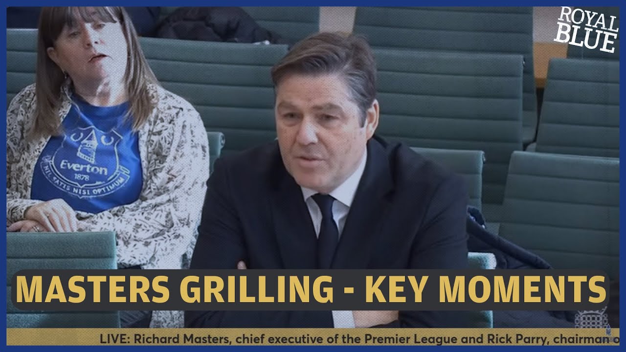 Richard Masters MP Everton Grilling - Key Moments