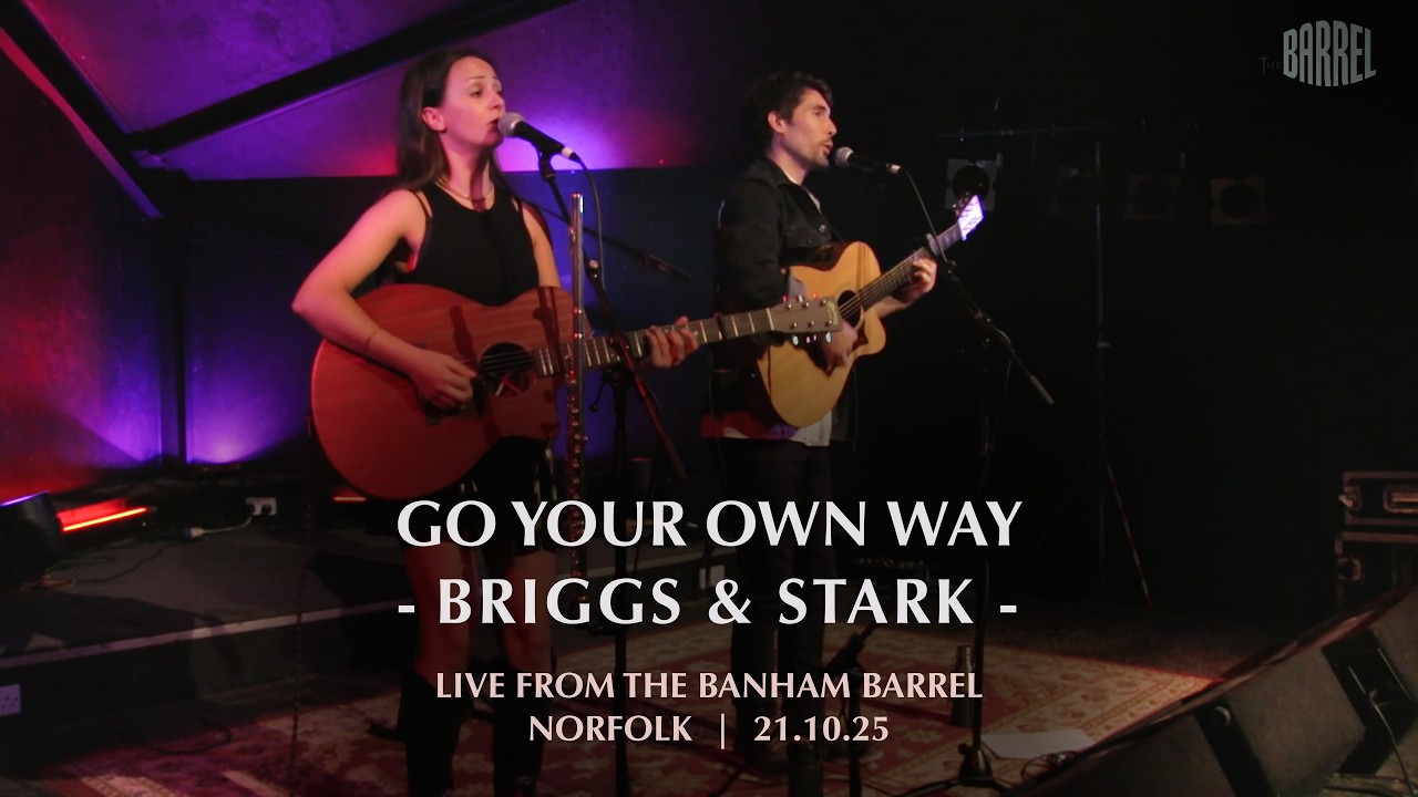 Go Your Own Way Cover - Live at The Barrel | Briggs & Stark