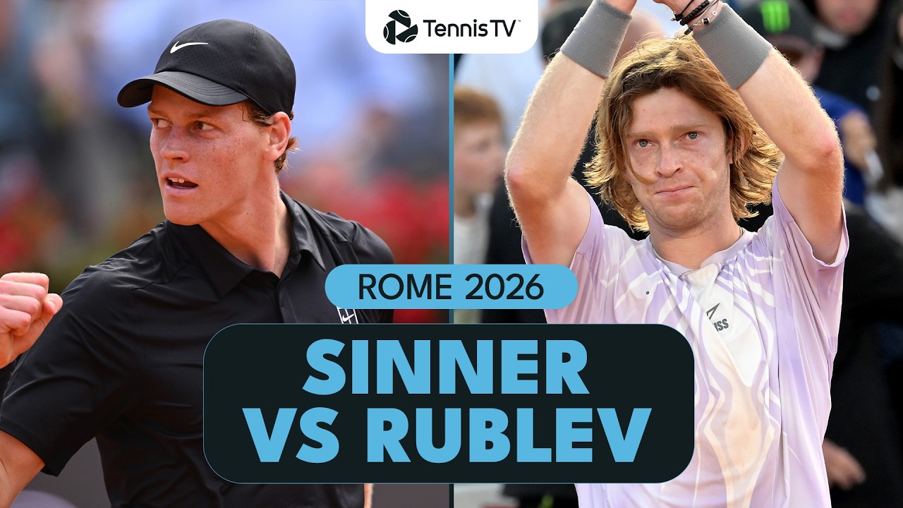 Jannik Sinner Makes HISTORY vs Andrey Rublev 🦊 | Rome 2026 Highlights