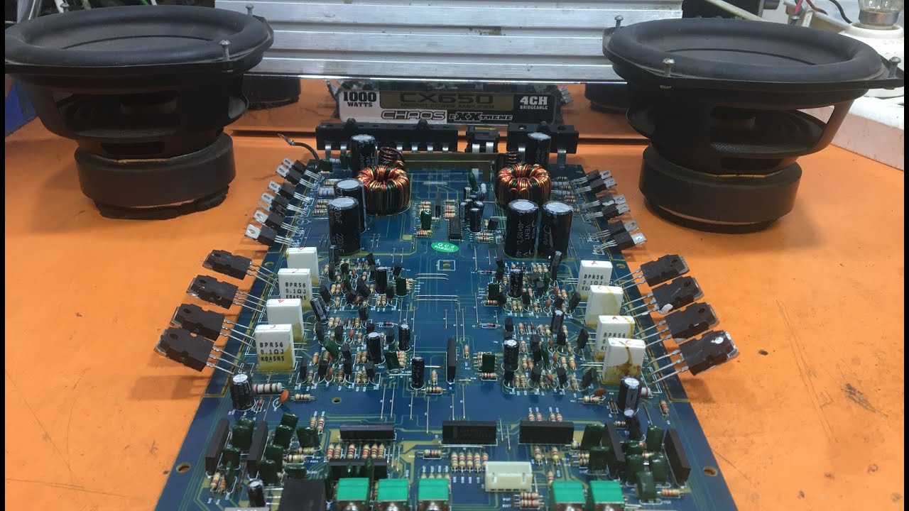 Car amplifier repair. how to repair car subwoofer?