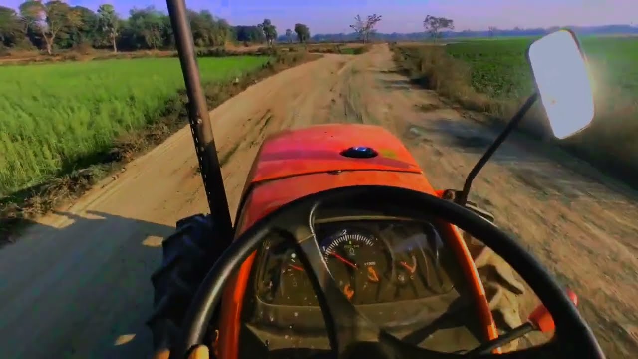 Kubota Tractor Front Video Road Performance Video || Kubota MU 55024wd