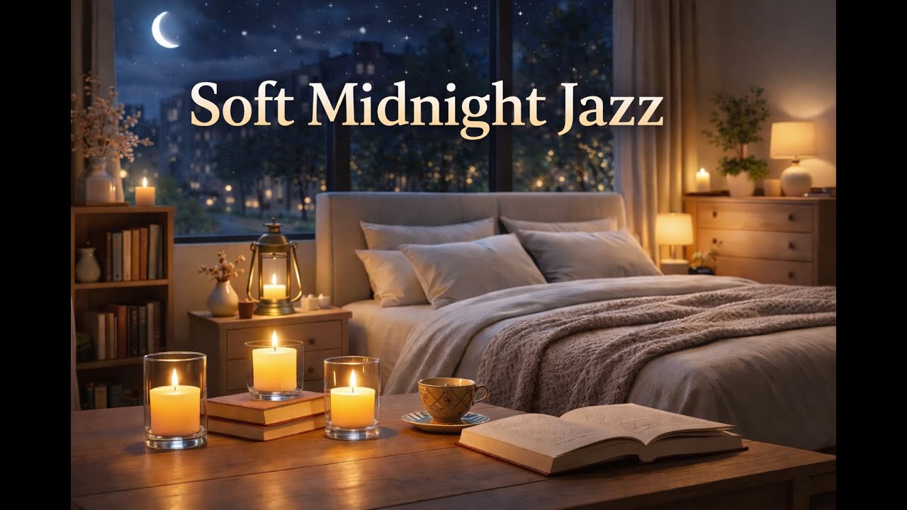 Soft Midnight Piano Jazz 🌙 – Quiet Music for Sleep & Calm Focus