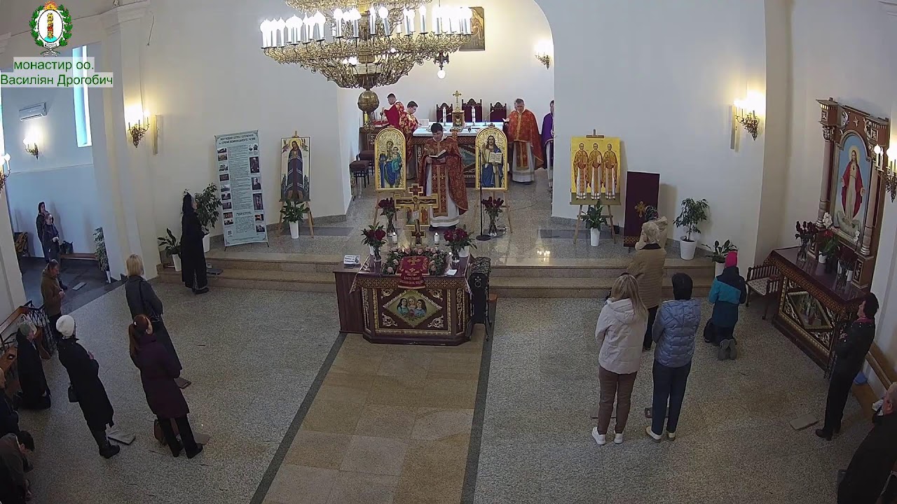 Свята Літургія 10:00  19.03.2026