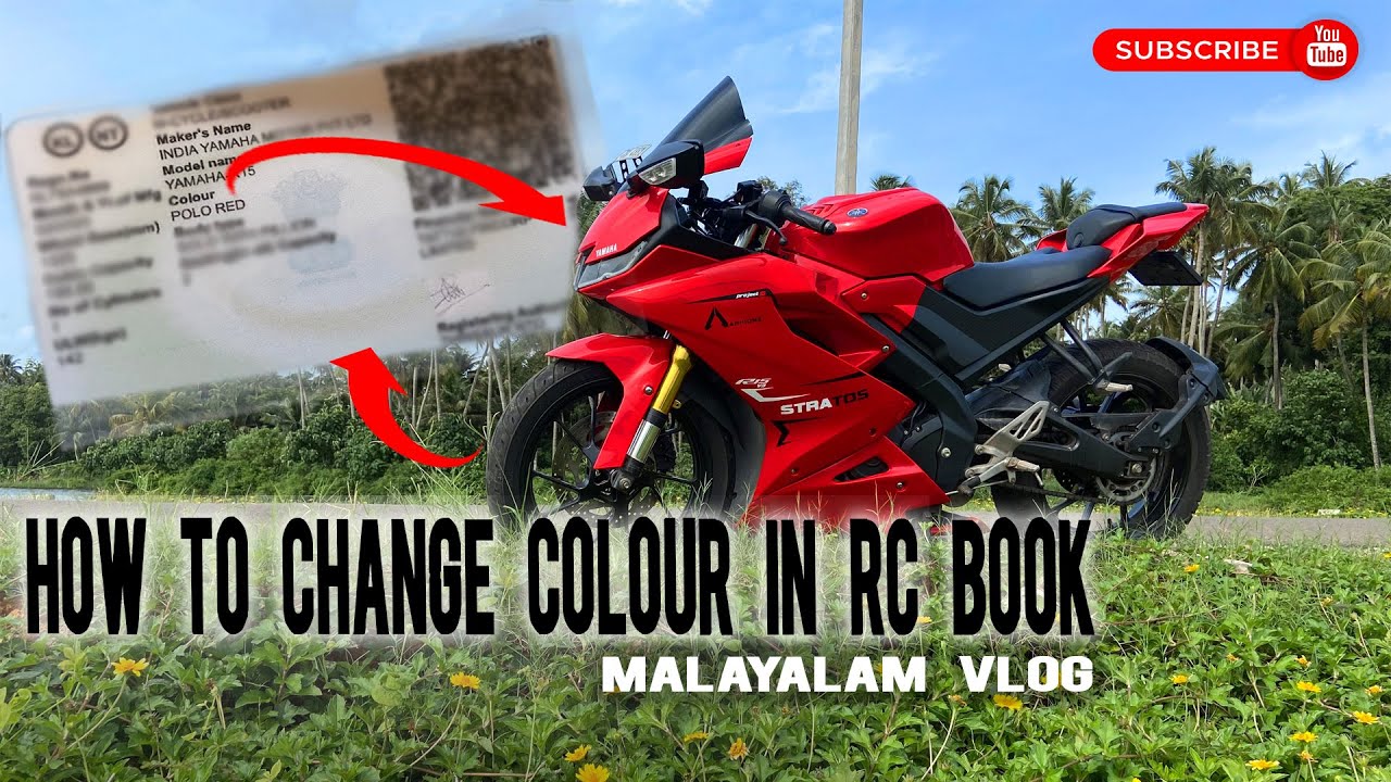 HOW TO CHANGE COLOUR IN RC MALAYALAM / TRAVEL SCAPE MALAYALI  #malayalam #bike #kerala #colour