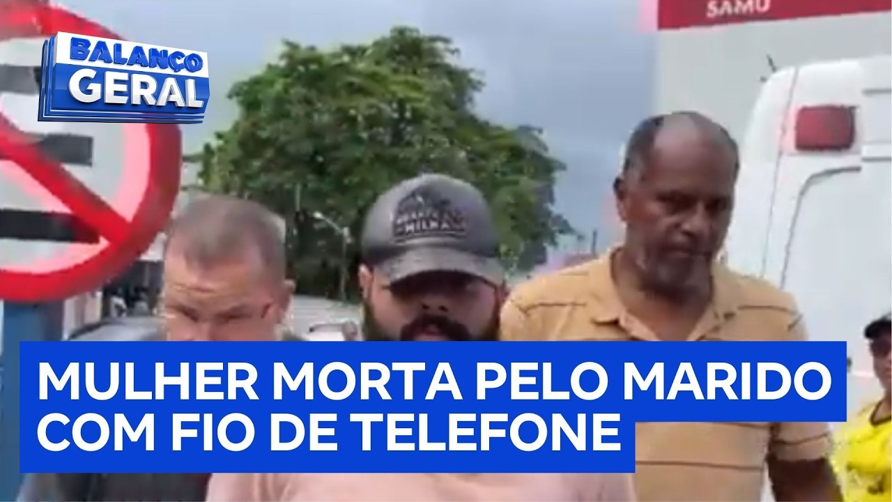 Mulher é morta por marido asfixiada com fio de telefone dentro de casa