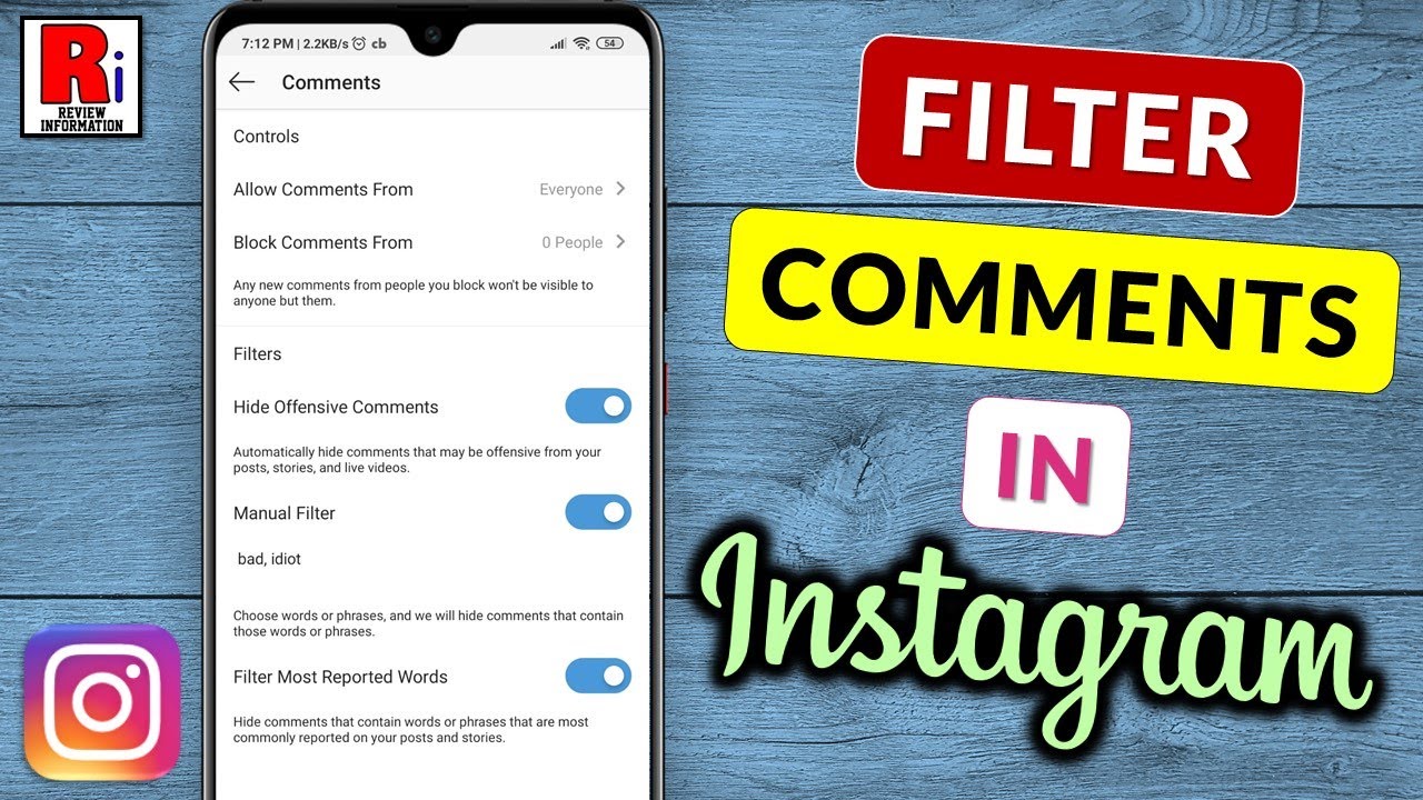 How To Filter Comments In Instagram