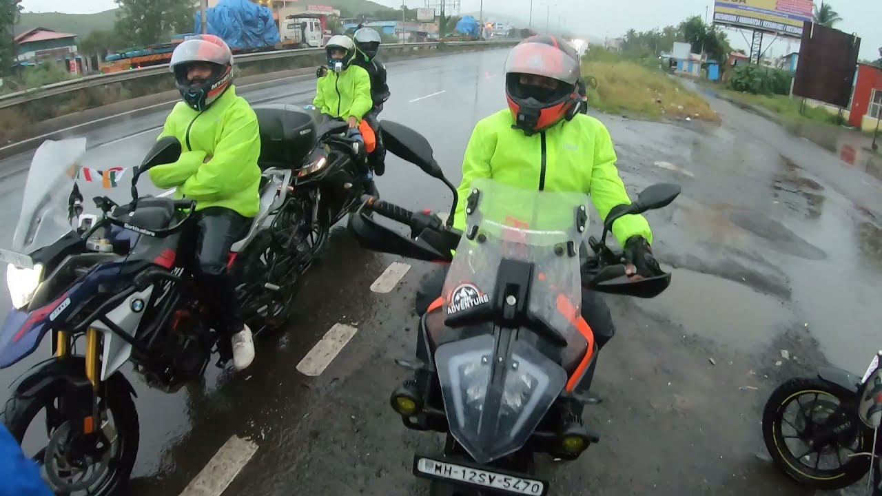 Pune to Thoseghar Waterfall - Kaas Pathar in Cinematic Style | PuneMotorCycleClub